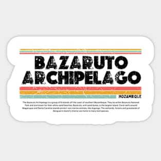 Bazaruto Archipelago Mozambique gift Sticker